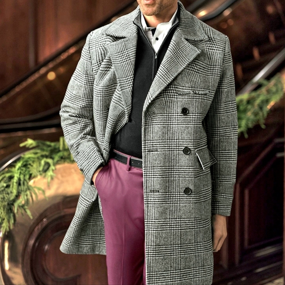 JF J. Ferrar Houndstooth Coat